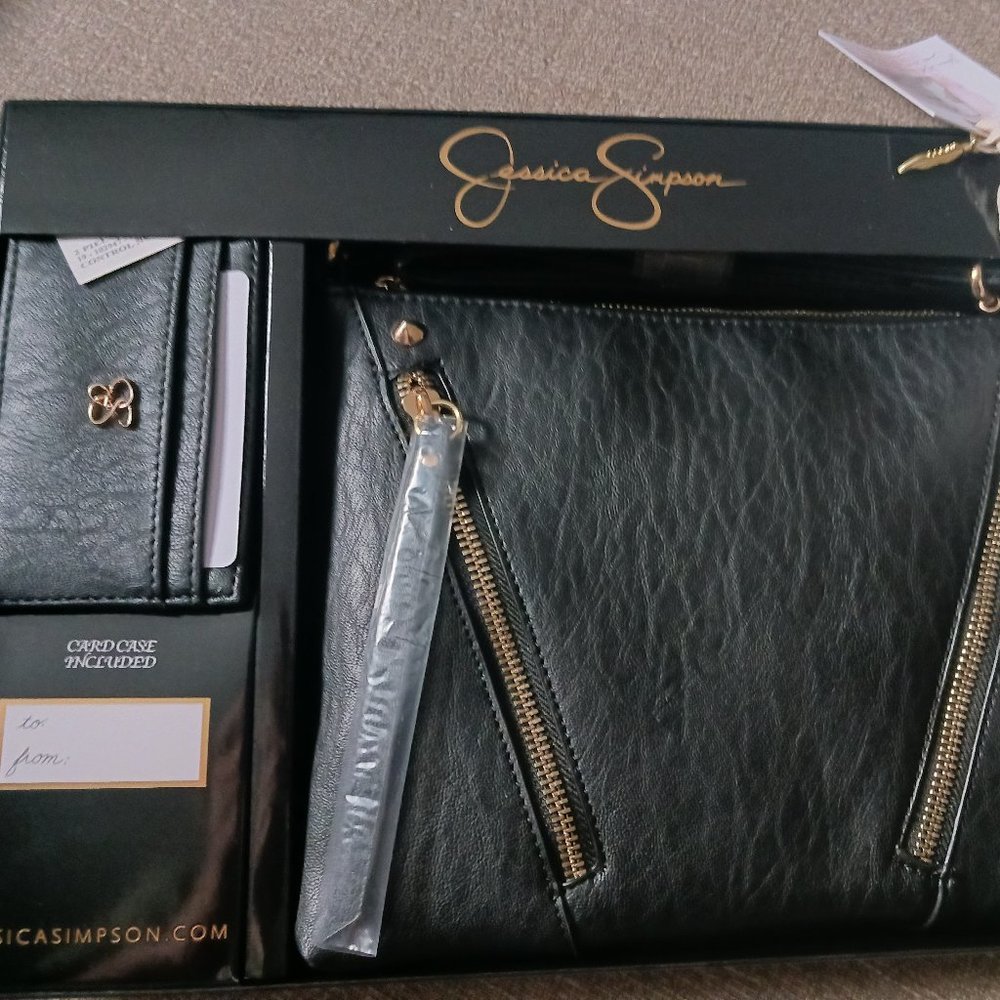 Jessica simpson purse and wallet set